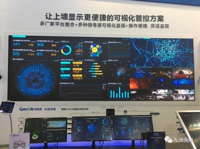 九洲麒麟小間距攜安防整體解決方案亮相2017深圳安博會(huì)